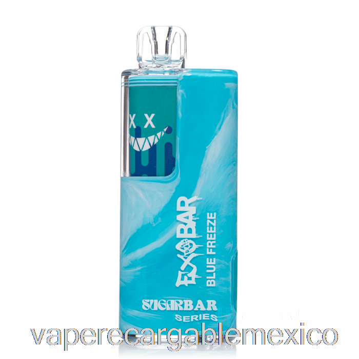 Vape Recargable Exobar X Sugar Bar Sb8000 Desechable Azul Congelar